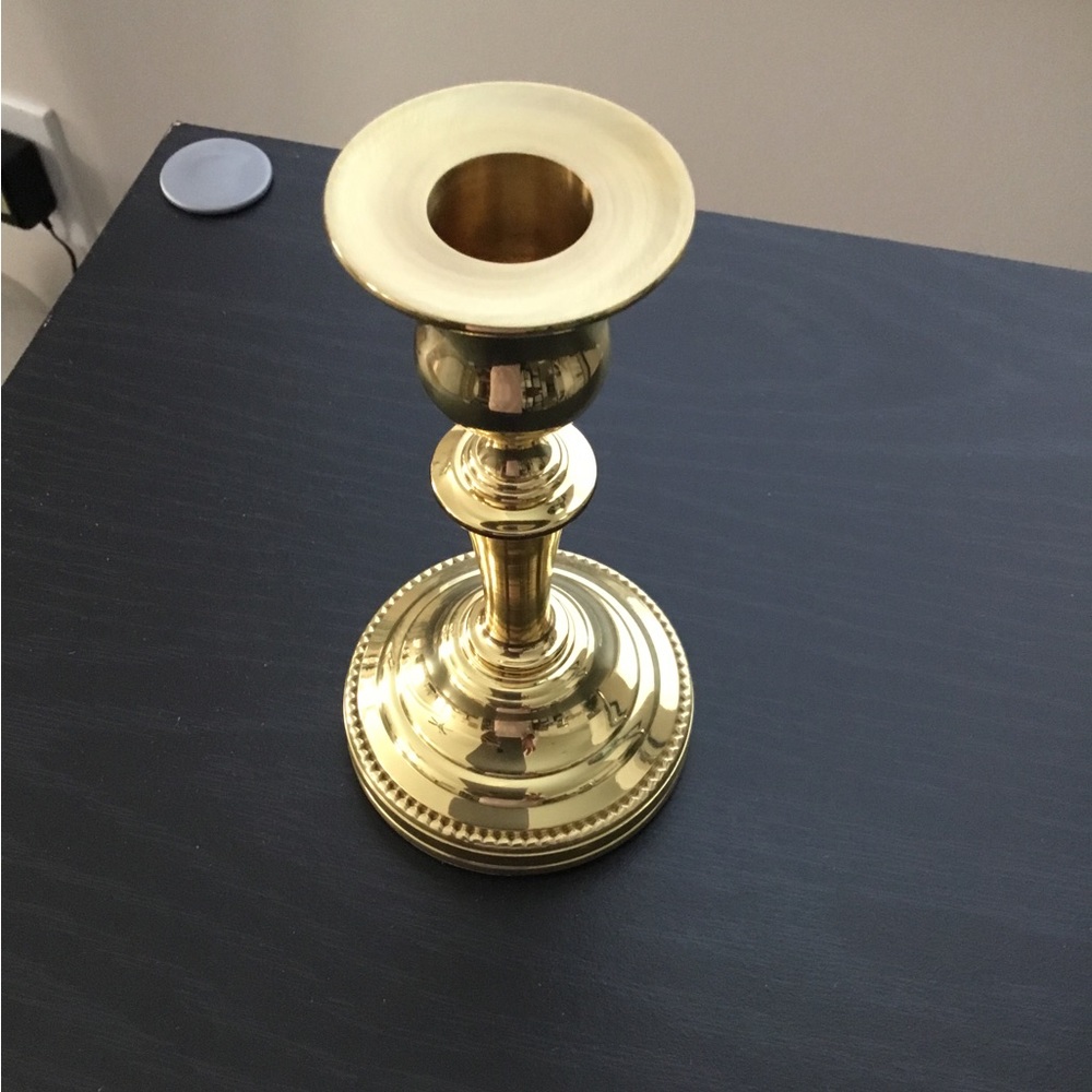 Brass candle holder